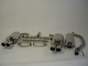 Friedrich Motorsport Gr.A Duplexanlage f�r Opel Vectra C, 2.0l Turbo 129kW / 2.2l 16V 114kW / 2.8l V6 Turbo 169/184kW / 3.0l V6 CDTI 130/135kW / 3.2l V6 155kW