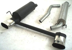 Friedrich Motorsport Gr.A Duplexanlage f�r Opel Zafira B, 2.0l 16V Turbo 147kW