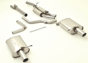 Friedrich Motorsport Gr.A Duplexanlage f�r Seat Exeo (3R), 1.6l 75kW / 1.8l T 110kW / 1.8l TSI 88/118kW / 2.0l TDI 88/105/125kW