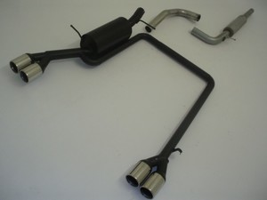 Friedrich Motorsport Gr.A Duplexanlage f�r Skoda Fabia, 1.2l 47kW / 1.4l 50kW / 1.4l 16V 55/74kW / 1.4l TDI 55kW / 1.9l SDI 47kW / 1.9l TDI 74kW / 2.0l 85kW