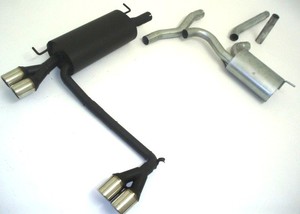 Friedrich Motorsport Gr.A Duplexanlage f�r VW Passat 3BG, 1.6l 75kW / 1.8l Turbo 110kW / 1.9l TDI 74/96kW / 2.0l 96kW / 2.0l TDI 100kW / 2.3l V5 125kW / 2.5l V6 TDI 110/120kW