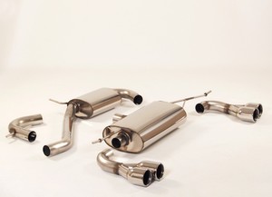 Friedrich Motorsport Gr.A Duplexanlage f�r VW Scirocco III, 1.4l TSI 90/118kW / 2.0l TSI 147/155kW / 2.0l TDI 103/125kW