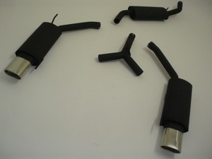 Friedrich Motorsport Gr.A Duplexanlage f�r VW T4 Bus, 1.9l D 44kW / 1.9l TD 50kW / 2.0l 62kW / 2.4l D 55/57kW / 2.5l 81/85kW / 2.5l TDI 65/75/111kW 2.8l VR6 103/150kW