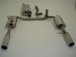 Friedrich Motorsport Gr.A Duplexanlage f�r VW T5 Bus, 2.5l TDI 96/128kW / 3.2l 173kW