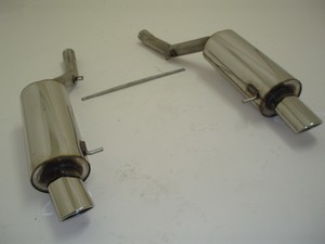 Friedrich Motorsport Duplex-Sportendschalld�mpfer f�r Audi A6 4B Quattro, 1.8l Turbo 110kW / 2.4l V6 125kW / 2.5l TDI 132kW / 2.7l Turbo 184kW / 3.0l V6 162kW/ 4.2l V8 221kW