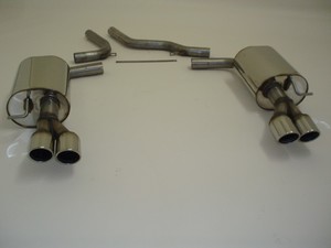 Friedrich Motorsport Duplex-Sportendschalld�mpfer f�r Audi A6 4F Frontantrieb, 2.0l TFSI 125kW / 2.0l TDI 100/103/125kW / 2.4l V6 130 kW / 2.7l TDI 132/140kW / 2.8l FSI 140/154/162kW / 3.2l FSI 188kW