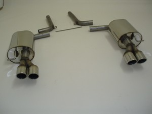 Friedrich Motorsport Duplex-Sportendschalld�mpfer f�r Audi A6 4F Quattro, 2.4l V6 130kW / 2.7l TDI 132/140kW / 2.8l FSI 140/154/162kW / 3.0l TFSI 213kW / 3.0l TDI 165/176kW / 3.2l FSI 188kW / 4.2l V8 246/257kW