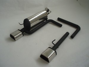 Friedrich Motorsport Duplex-Sportendschalld�mpfer f�r Chevrolet/Daewoo Kalos, 1.2l 53kW / 1.4l 16V 61/69kW