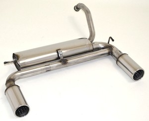 Friedrich Motorsport Duplex-Sportendschalld�mpfer f�r Citroen C1, 1.0l 50kW / 1.4l HDI 40kW