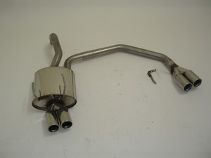 Friedrich Motorsport Duplex-Sportendschalld�mpfer f�r Fiat 500, 1.2l 51kW / 1.3l JTD 55/70kW / 1.4l 16V 74kW