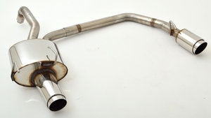 Friedrich Motorsport Duplex-Sportendschalld�mpfer f�r Fiat 500 C, 1.2l 51kW / 1.3l JTD 55/70kW / 1.4l 16V 74kW