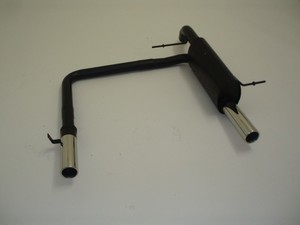 Friedrich Motorsport Duplex-Sportendschalld�mpfer f�r Ford Fiesta JA8, 1.4l TDCI 51kW / 1.6l TDCI 55/66/70kW