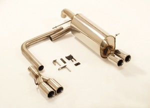 Friedrich Motorsport Duplex-Sportendschalld�mpfer f�r Ford Fiesta JA8, 1.25l 44/60kW / 1.4l 71kW / 1.6l 88kW