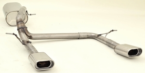 Friedrich Motorsport Duplex-Sportendschalld�mpfer f�r Ford Focus II CC, 1.6l 16V 74kW / 2.0l 16V 107kW / 2.0l TDCI 100kW