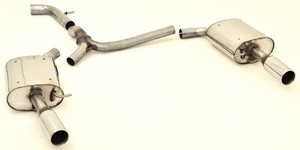 Friedrich Motorsport Duplex-Sportendschalld�mpfer f�r Ford Mondeo (BA7), 2.0l EcoBoost 149/176kW