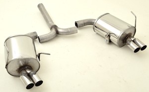 Friedrich Motorsport Duplex-Sportendschalld�mpfer f�r Mini R53 Cooper S, 1.6l Kompressor 125kW / JCW 154/160kW