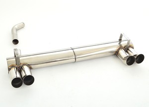 Friedrich Motorsport Duplex-Sportendschalld�mpfer f�r Opel Calibra, 2.0l 16V 100kW / 2.0l 16V 110kW (Frontantrieb ab Bj. 93) / 2.5l V6 125kW