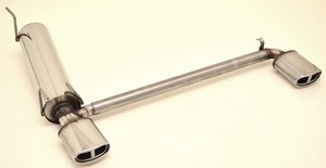 Friedrich Motorsport Duplex-Sportendschalld�mpfer f�r Opel Omega B, 2.0l DTI 16V 74kW / 2.2l DTI 88kW / 2.5l TD 96kW / 2.5l 24V 110kW