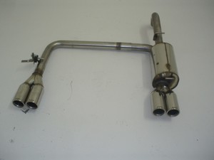 Friedrich Motorsport Duplex-Sportendschalld�mpfer f�r Toyota Yaris (XP9), 1.0l VVT-i 51kW / 1.33l VVT-i 74kW