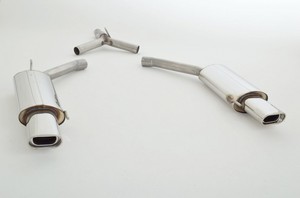 Friedrich Motorsport Duplex-Sportendschalld�mpfer f�r VW T4 Bus, 1.9l D 44kW / 1.9l TD 50kW / 2.0l 62kW / 2.4l D 55/57kW / 2.5l 81/85kW / 2.5l TDI 65/75/111kW 2.8l VR6 103/150kW