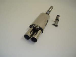 Friedrich Motorsport Sportendschalld�mpfer f�r Audi 100 / A6 C4 Frontantrieb, 1.9l TDI 66kW / 2.0l 74kW/85kW / 2.3l 98kW / 2.5l TDI 85/103kW / 2.6l V6 110kW / 2.8l V6 128kW