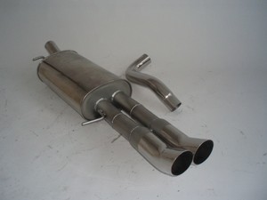 Friedrich Motorsport Sportendschalld�mpfer f�r Audi A4 B5 Frontantrieb, 1.6l 74/75kW / 1.8l 92kW / 1.8l Turbo 110/132kW / 1.9l TDI 55/66/81/85kW / 2.5l TDI 110kW / 2.6l V6 110kW / 2.8l V6 128kW2.4l V6 121kW / 2.8l V6 30V 142kW