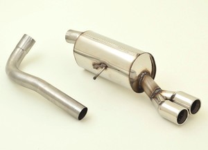 Friedrich Motorsport Sportendschalld�mpfer f�r Skoda Fabia II (5J), 1.2l 51kW / 1.4l 16V 63kW / 1.4l TDI 59kW / 1.6l 16V 77kW / 1.9l TDI 77kW