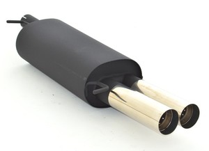 Friedrich Motorsport Sportendschalld�mpfer f�r VW Passat 3BG, 1.6l 75kW / 1.8l Turbo 110kW / 1.9l TDI 74/96kW / 2.0l 96kW / 2.0l TDI 100kW / 2.3l V5 125kW / 2.5l V6 TDI 110/120kW