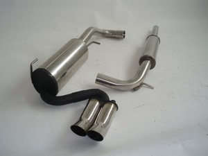 Friedrich Motorsport Gr.A Anlage mittig f�r VW Lupo, 1.0l 37kW / 1.2l TDI 45kW / 1.4l 44kW / 1.4l 16V 55/74kW / 1.4l FSI 77kW / 1.4l TDI 55kW / 1.7l SDI 44kW