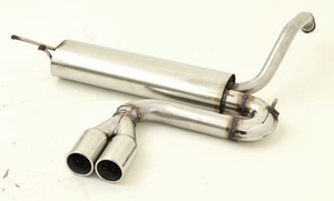 Friedrich Motorsport Sportendschalld�mpfer mittig f�r Citroen C1, 1.0l 50kW / 1.4l HDI 40kW