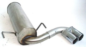 Friedrich Motorsport Sportendschalld�mpfer mittig f�r Opel Astra G, 2.0l 16V 118kW OPC I/ 2.0l 16V Turbo OPC 147kW