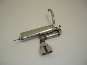 Friedrich Motorsport Sportendschalld�mpfer mittig f�r Toyota Aygo, 1.0l 50kW