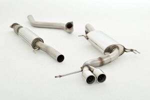 Friedrich Motorsport 70mm Anlage mittig f�r Hyundai Veloster  ab Bj. 2012  1.6l Turbo 137kW