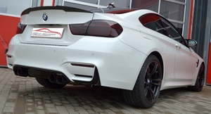 Friedrich Motorsport 70mm Duplex-Anlage f�r BMW 4er F82 / F83 Gran Coupe ab Bj. 04/2014  M4 3.0l Bi-Turbo 317kW