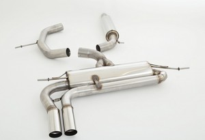 Friedrich Motorsport 76mm Anlage f�r Audi A3 8P Sportback Frontantrieb 2WD ab Bj. 2004  1.2l TFSI 77kW / 1.4l TFSI 92kW / 1.8l TFSI 118kW / 2.0l TDI 103/125kW / 2.0l TFSI 147kW