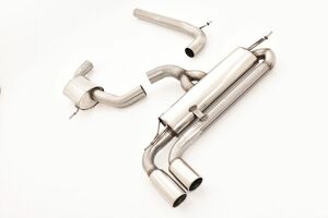 Friedrich Motorsport 76mm Anlage f�r Audi A3 8V Sportback Frontantrieb 2WD ab Bj. 08/2012 5-T�rer 1.8l TFSI 132kW