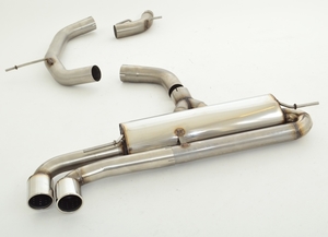 Friedrich Motorsport 76mm Anlage f�r Audi TT 8J Frontantrieb Coupe & Roadster / 2WD Bj. 2006-03/2014  1.8l TFSI 118kW / 2.0l TFSI 147/155kW