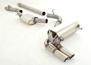 Friedrich Motorsport 76mm Anlage mit Klappensteuerung f�r Audi RS3 8P Sportback Quattro AWD Bj. 03/2011-10/2012  2.5l TFSI 250kW