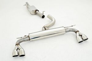 Friedrich Motorsport 76mm Duplex-Anlage f�r Audi A3 8V Quattro AWD ab Bj. 2012 3-T�rer 1.8l TFSI 132kW