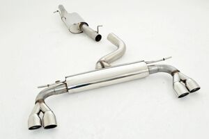 Friedrich Motorsport 76mm Duplex-Anlage f�r Audi A3 8V Quattro AWD ab Bj. 2012 3-T�rer 1.8l TFSI 132kW