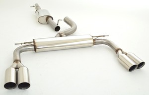 Friedrich Motorsport 76mm Duplex-Anlage f�r Audi A3 8V Limousine Quattro AWD ab Bj. 2013  1.8l TFSI 132kW