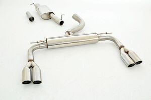 Friedrich Motorsport 76mm Duplex-Anlage f�r Audi A3 8V Limousine Quattro AWD ab Bj. 2013  1.8l TFSI 132kW