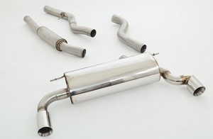 Friedrich Motorsport 76mm Duplex-Anlage f�r BMW 4er F32 / F33 / F36 Coupe / Cabrio / Gran Coupe ab Bj. 07/2013  420i/420ix 135kW