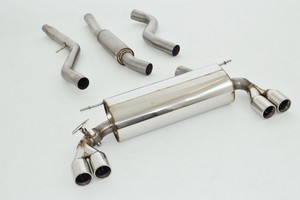 Friedrich Motorsport 76mm Duplex-Anlage f�r BMW 4er F32 / F33 / F36 Coupe / Cabrio / Gran Coupe ab Bj. 07/2013  428i/428ix 180kW