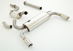 Friedrich Motorsport 76mm Duplex-Anlage f�r Ford Focus III Turnier DYB ab Bj. 05/2011  1.5l EcoBoost 110/134KW / 1.6l EcoBoost 110/134KW