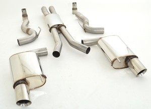 Friedrich Motorsport 76mm Duplex-Anlage f�r Ford Mustang Coupe ab Bj. 2015  5.0l V8 310kW