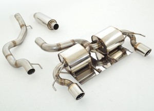 Friedrich Motorsport 76mm Duplex-Anlage f�r Opel Corsa E OPC ab Bj. 2015  1.6l Turbo 152kW