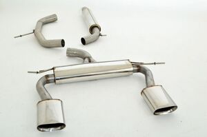 Friedrich Motorsport 76mm Duplex-Anlage f�r VW EOS Frontantrieb ab Bj. 2006  1.4l TSI 90/118kW / 2.0l TSI 147/155kW / 2.0 TDI 125kW