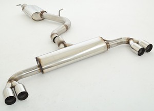 Friedrich Motorsport 76mm Duplex-Anlage f�r Audi TT 8J Quattro Coupe & Roadster / AWD Bj. 2006-03/2014  1.8l TFSI 118kW / 2.0l TFSI 147/155kW