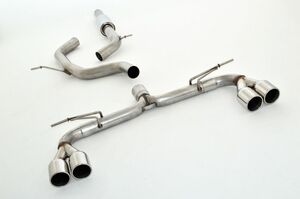 Friedrich Motorsport 76mm Duplex-Anlage f�r VW Golf VII GTD Frontantrieb ab Bj. 2013  2.0l TDI 135kW